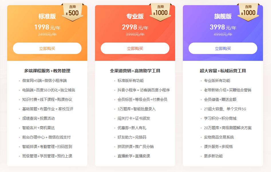 网校系统开发，在线教育平台系统开发